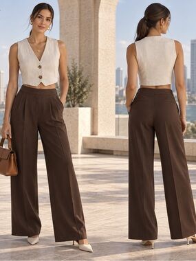 Zara Cream Cropped Vest